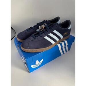 Adidas Stadt Indigo Blue Suede Sneakers Men's Size 10